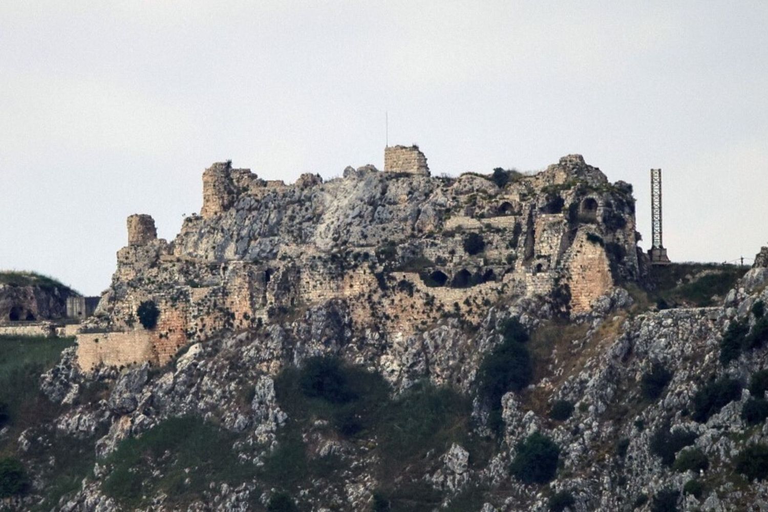 Il castello di Beaufort (Libano), risalente all'epoca delle Crociate