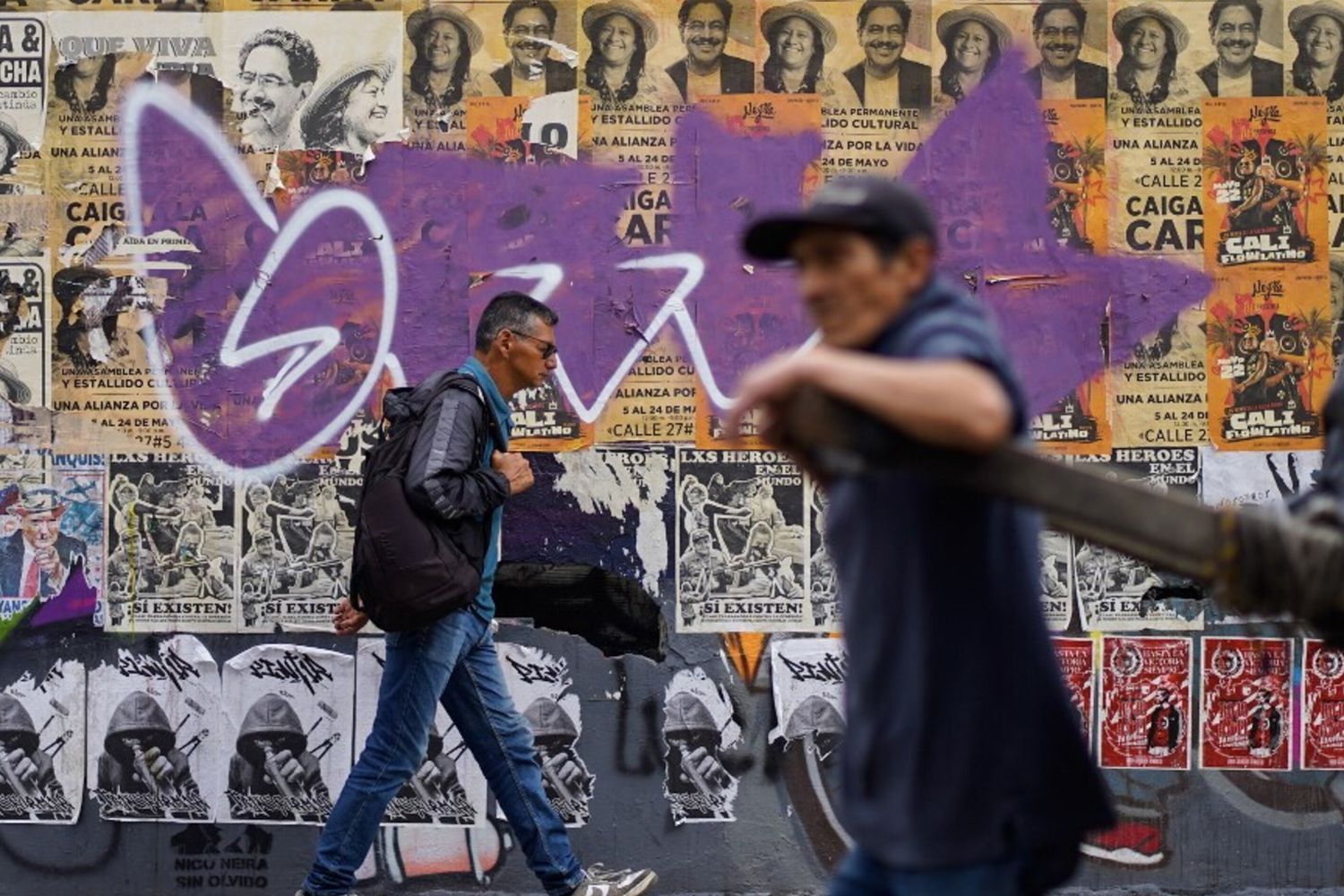 Manifesti elettorali in Colombia