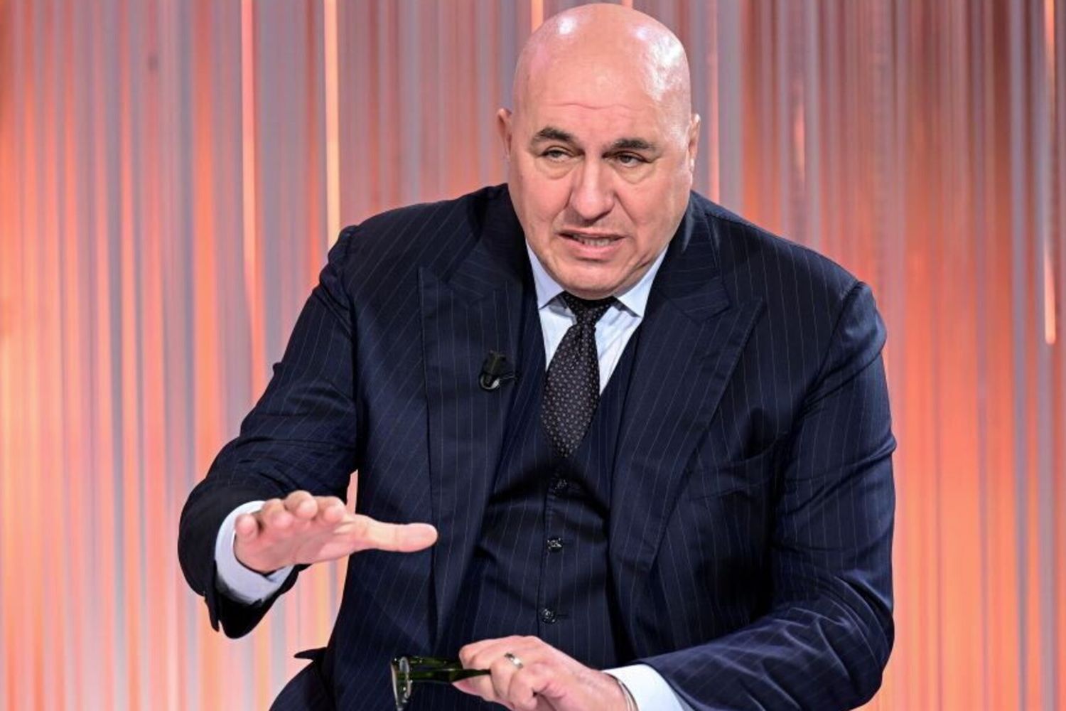 Guido Crosetto ospite di Bruno Vespa a 'Cinque minuti'