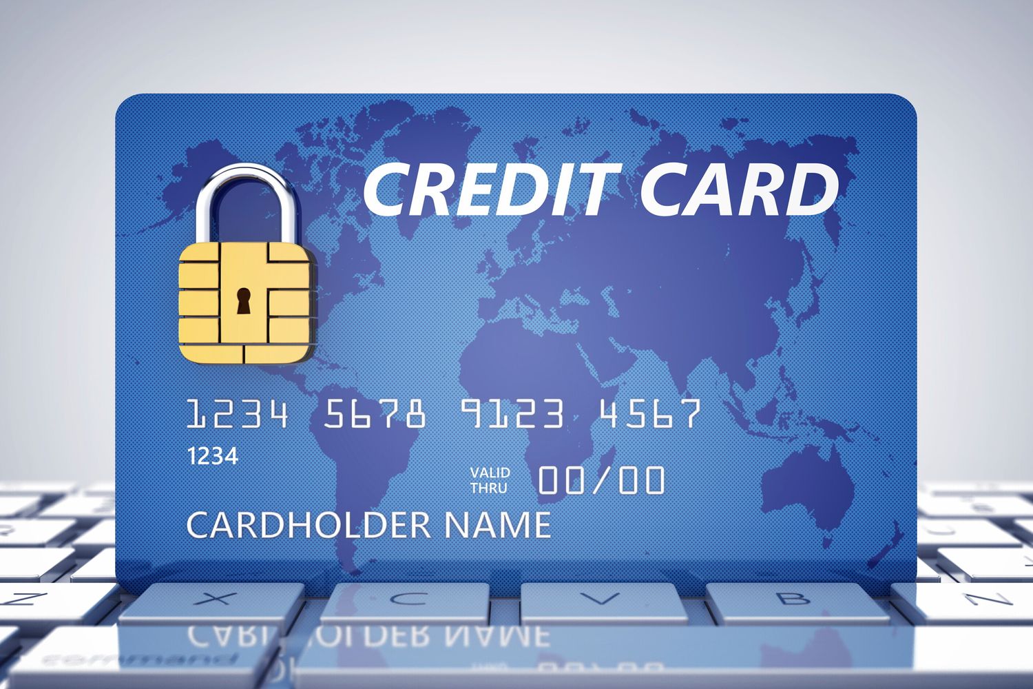 Una carta di credito &nbsp;