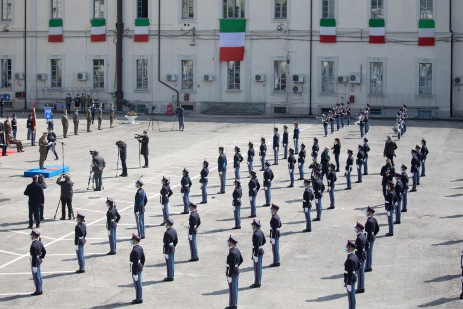 16/04/2020 Milano, Giuramento degli allievi del corso Buffa di Perrero III della scuola militare Teulie
