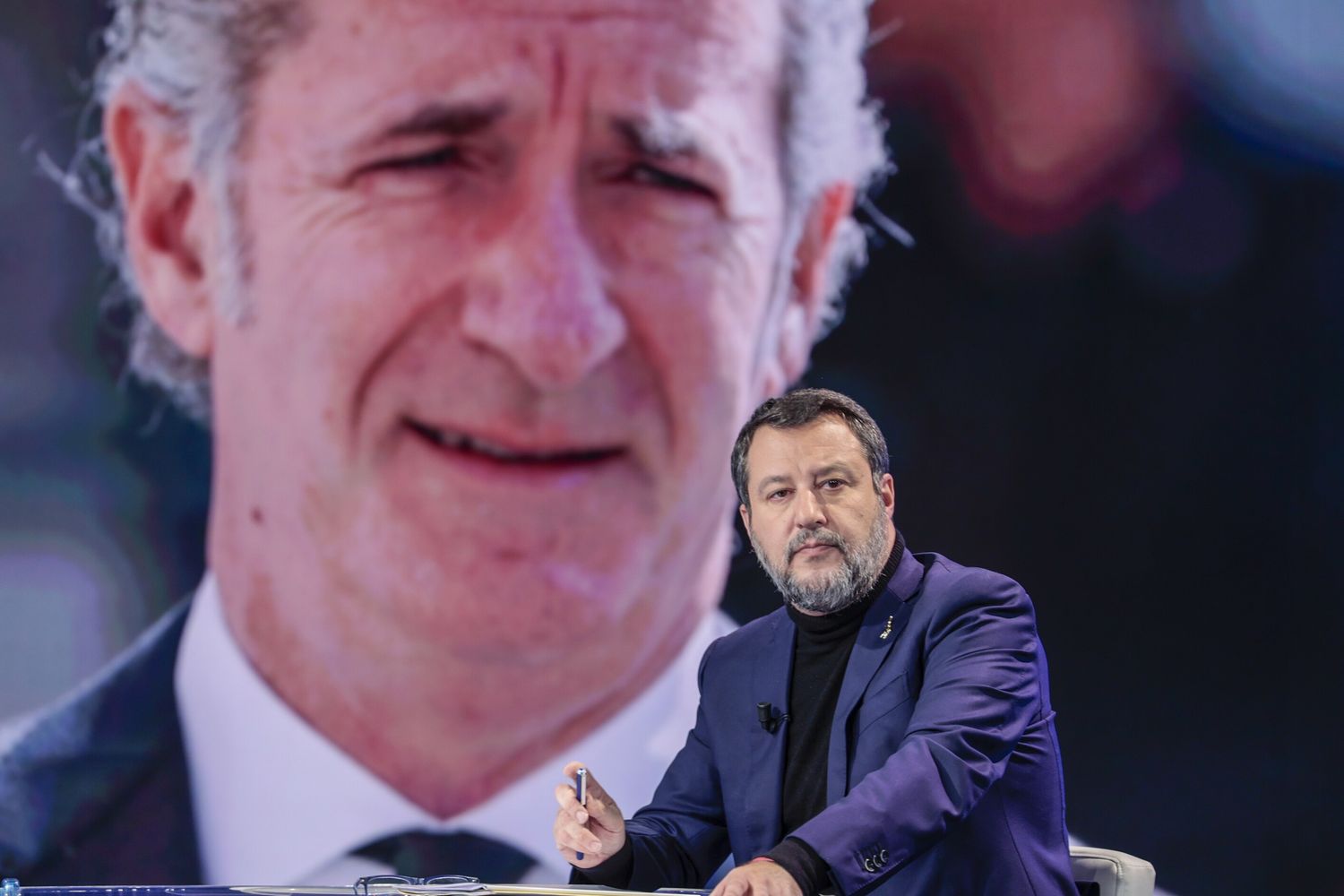 Salvini ospite in tv e Zaia sullo schermo