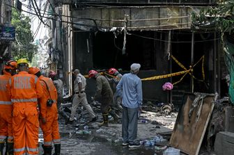Incendio hotel New Delhi