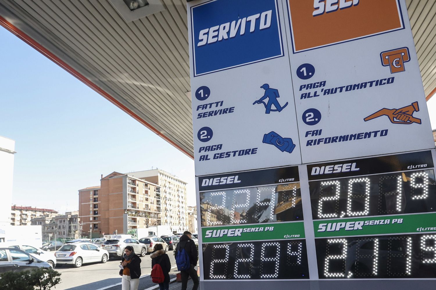 Prezzi rifornimento benzina