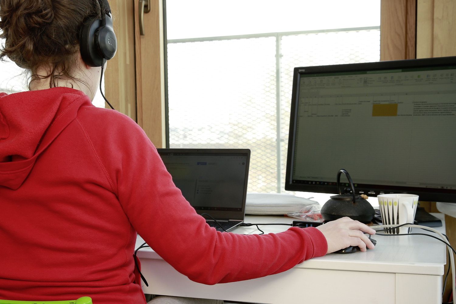 Impiegata in smart working&nbsp;