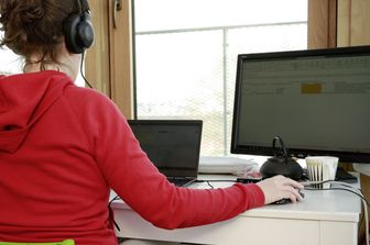Impiegata in smart working&nbsp;