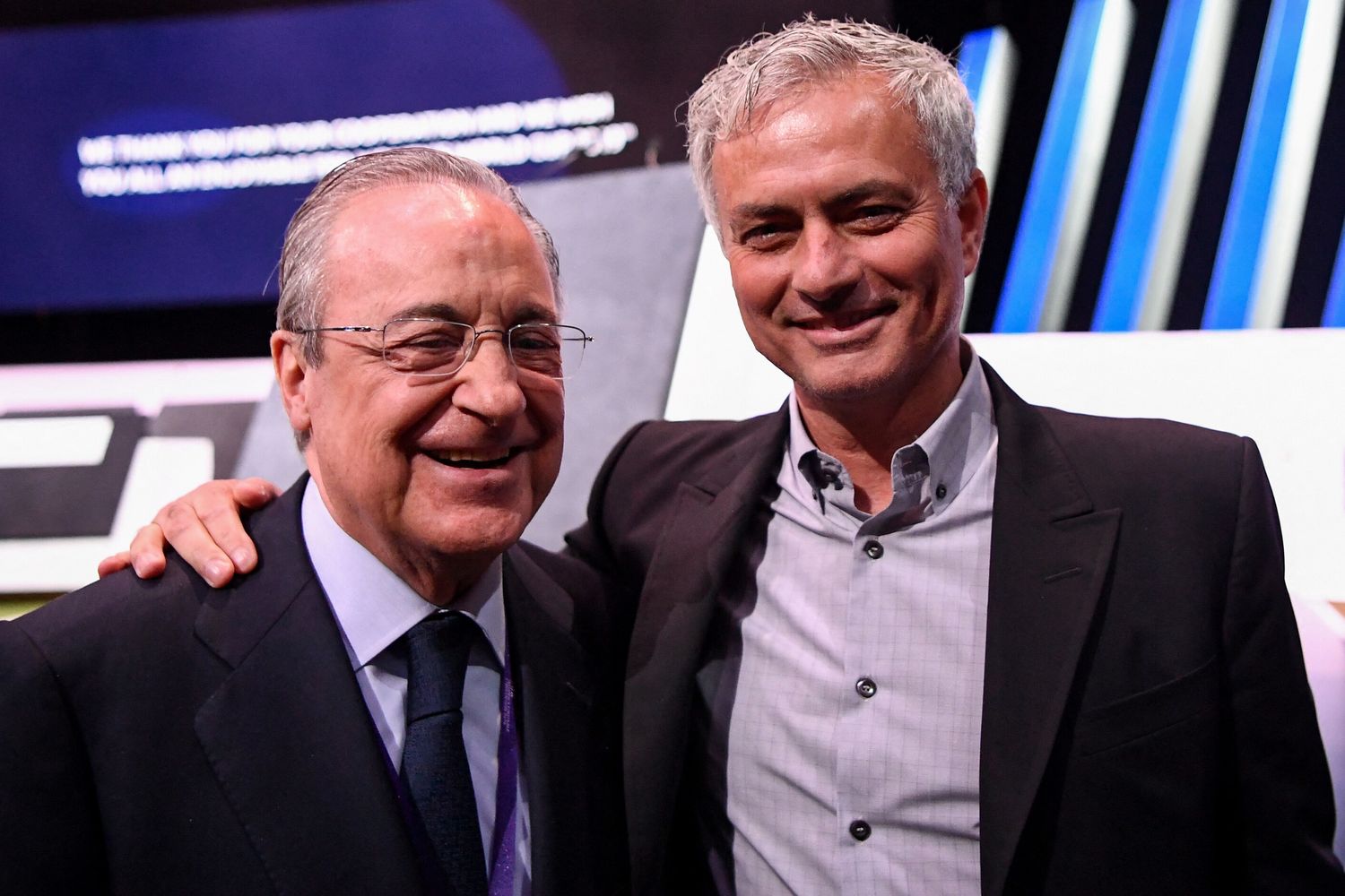 Florentino Perez con José Mourinho, pronti a tornare a lavorare insieme dopo 13 anni