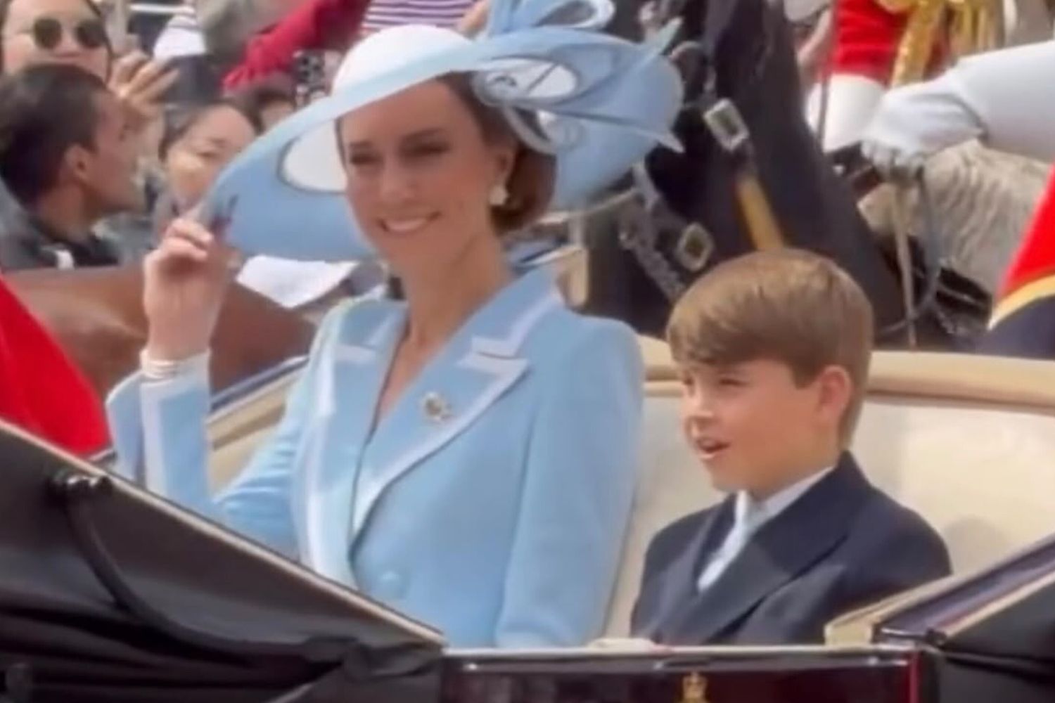 Kate Middleton con filgio George