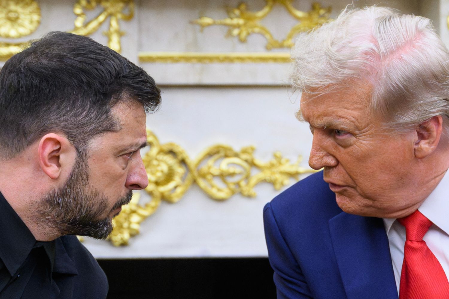 Donald Trump e Volodymyr Zelensky