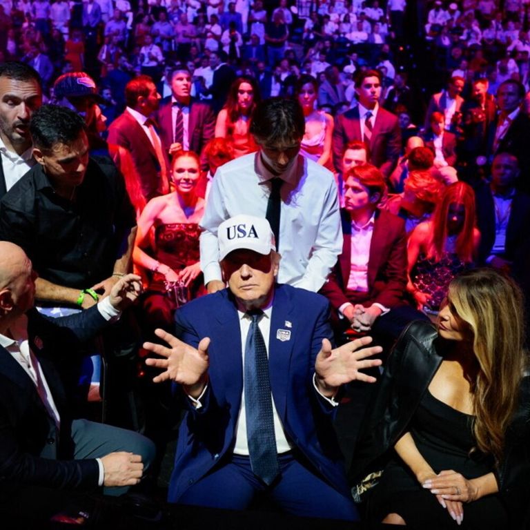 Show dell'UFC alla Casa Bianca per gli 80 anni Trump