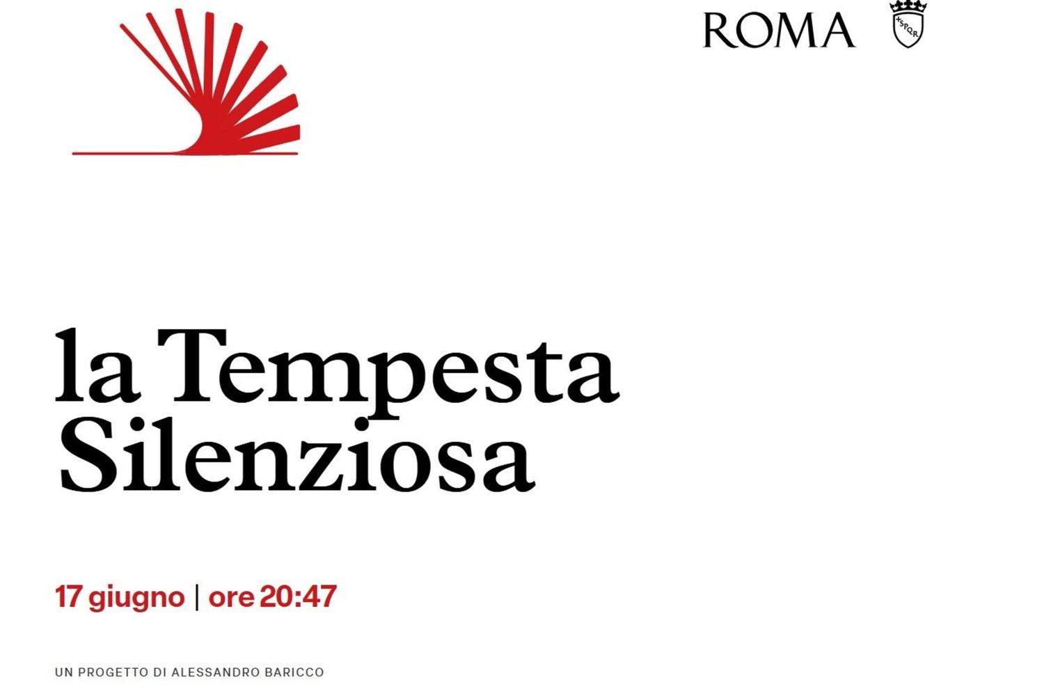 In arrivo "La tempesta silenziosa", al tramonto Roma legge con Baricco 'Le notti bianche'