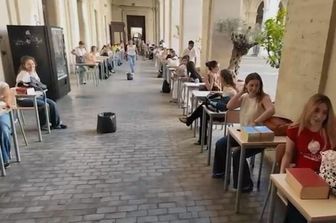 I maturandi del liceo romano Visconti