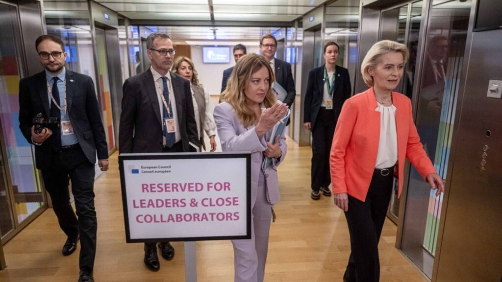 Giorgia Meloni e Ursula von der Leyen