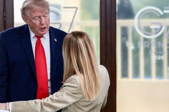 Trump a Meloni al G7 di Evian