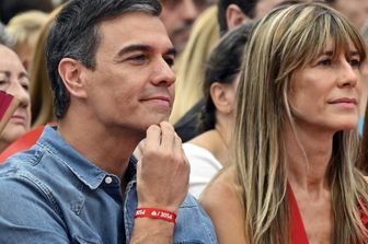 Pedro Sanchez e la moglie Begona Gomez