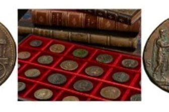 Alcune monete dell'antica Roma della Cope Collection