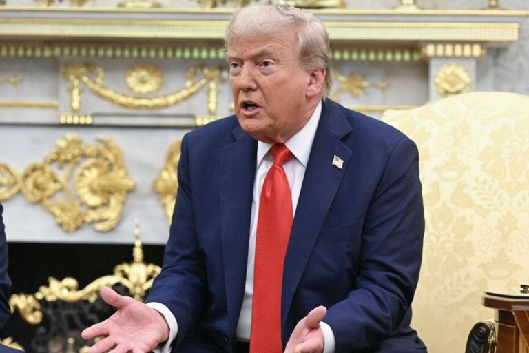 Il presidente Usa Donald, Trump