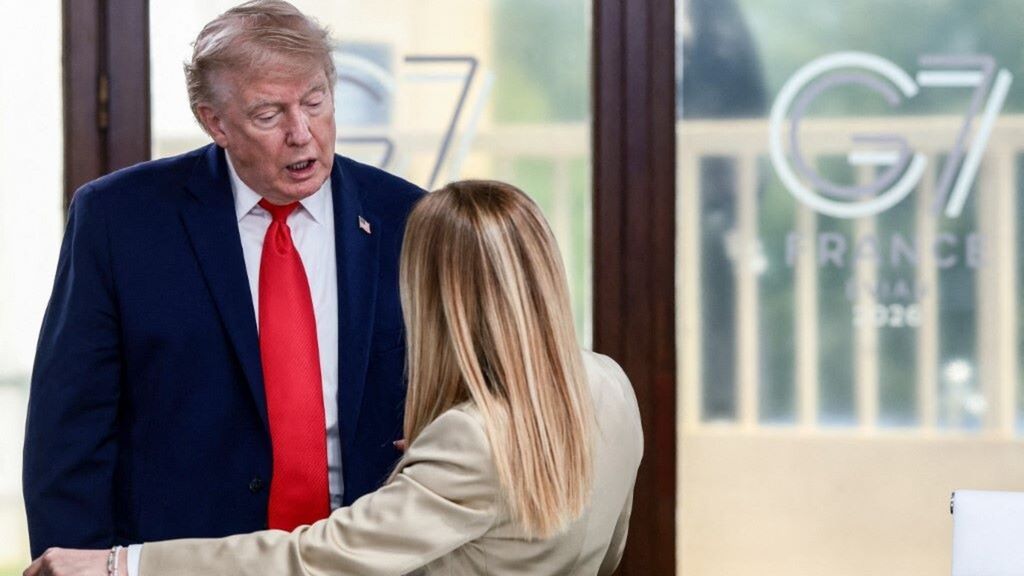 Trump a Meloni al G7 di Evian