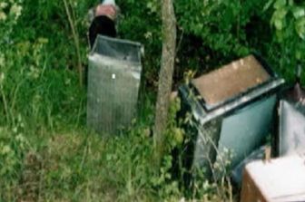 Il corpo di Serena Mollicone ritrovato nel bosto di Fonte Cupa il 3 giugno 2001