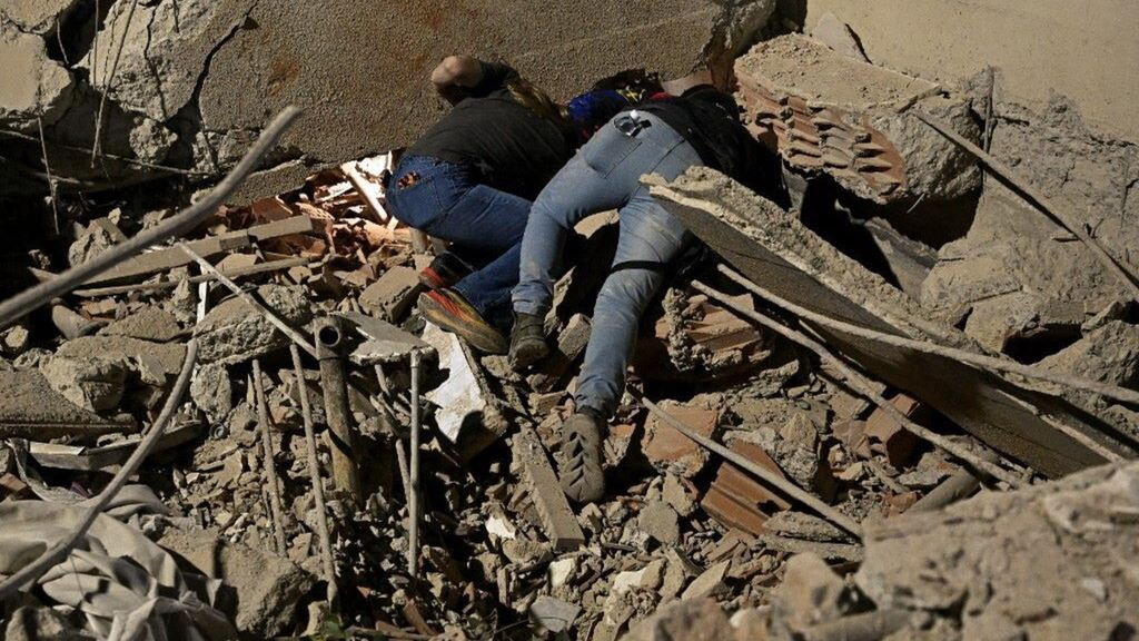 Il terremoto in Venezuela,  Caracas