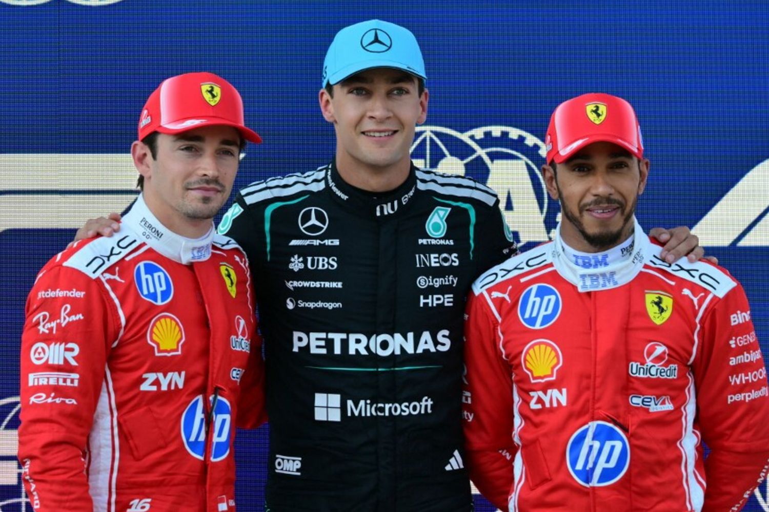 F1: in Austria, pole di Russell davanti alle Ferrari
