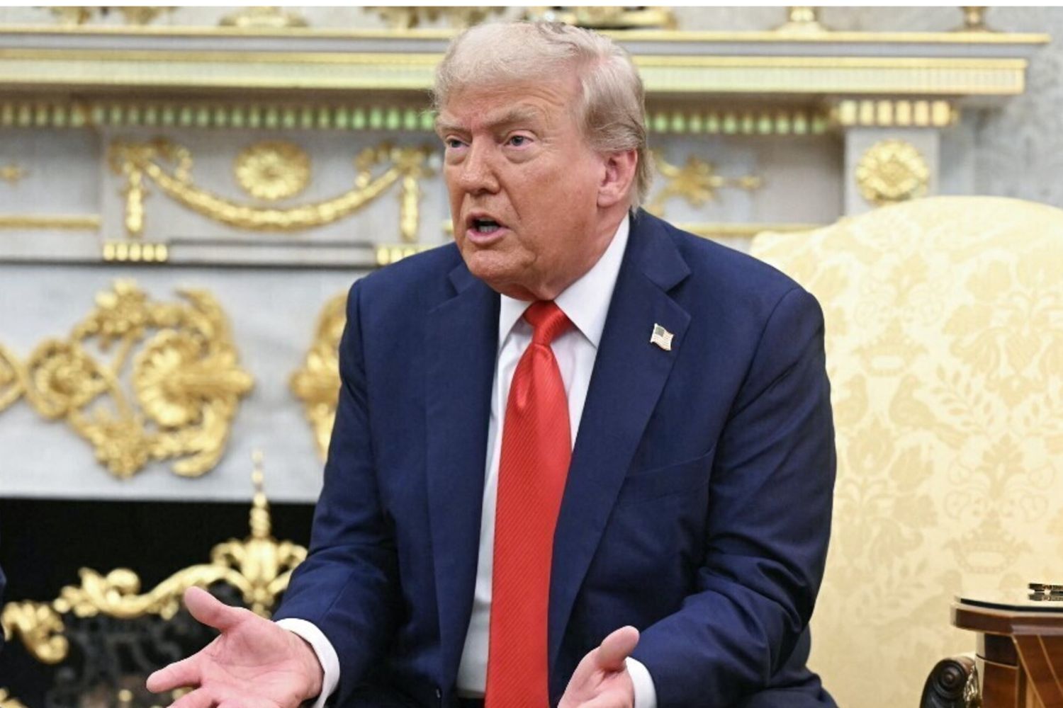 Il presidente Usa Donald, Trump