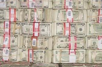Pacchi di dollari in una banca di Chicago