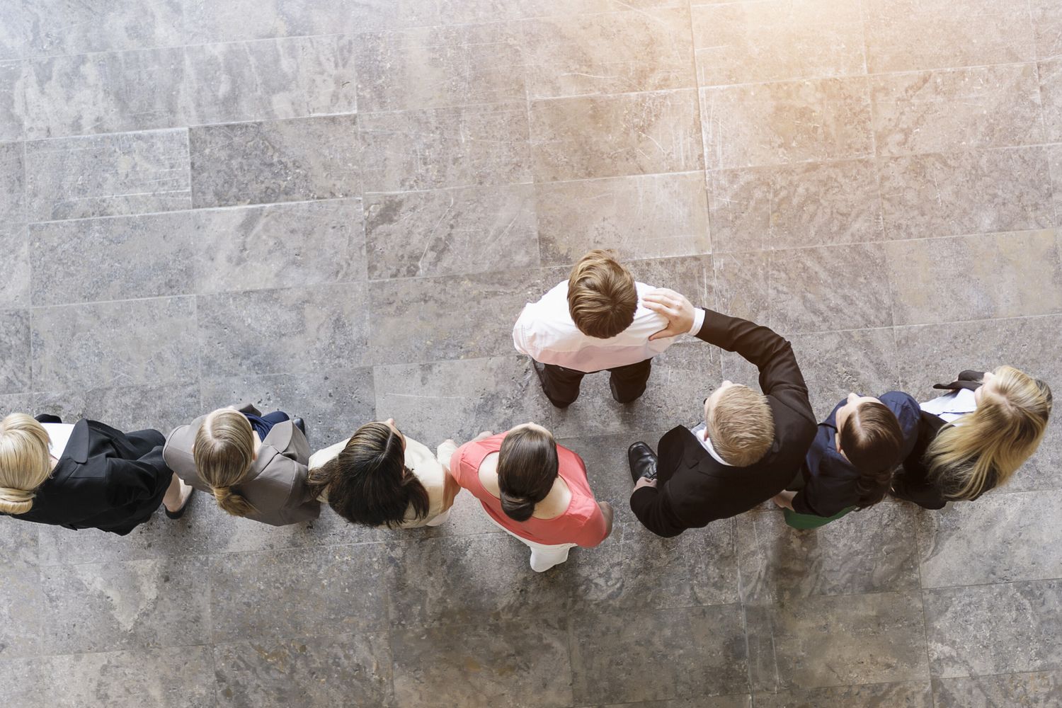 Manager in un ambiente di lavoro