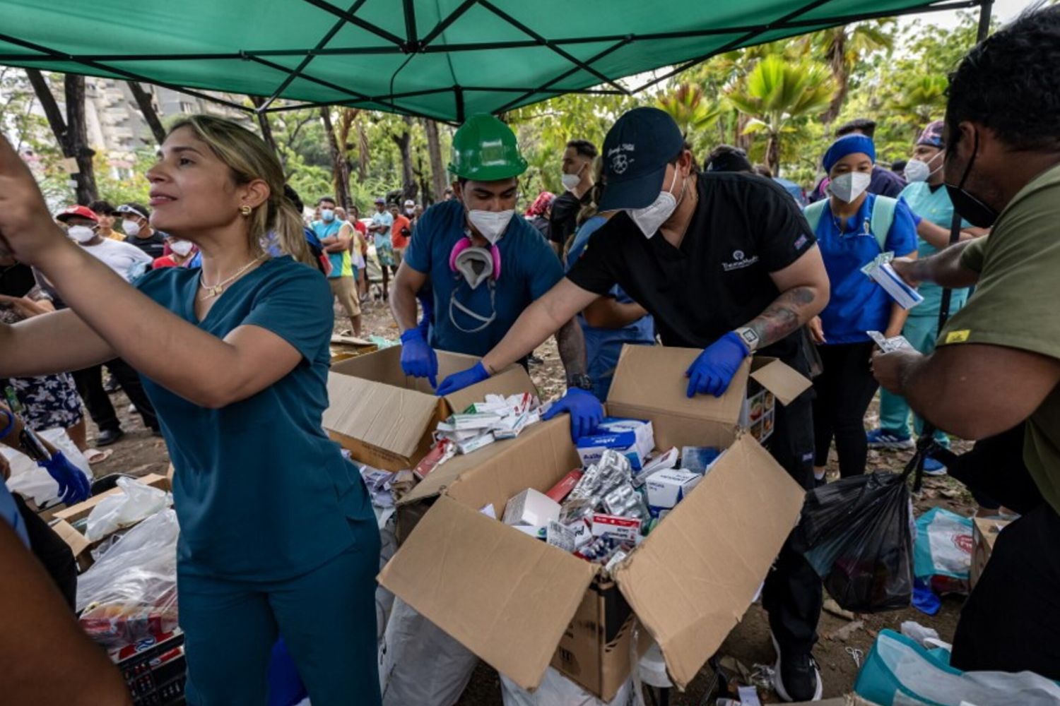 Ospedale da campo in Venezuela