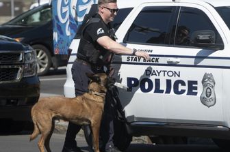 L'intervento delle forze dell'ordine nella contea di Vinton, in Ohio