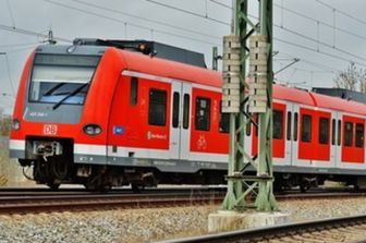 Treno in transito