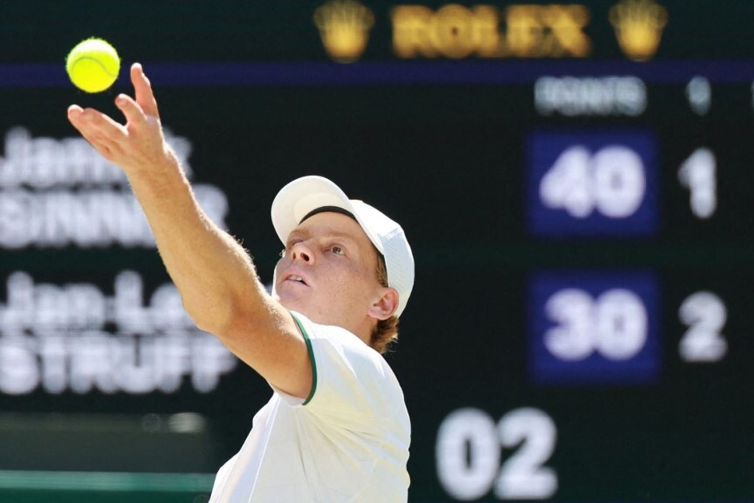 Sinner a Wimbledon