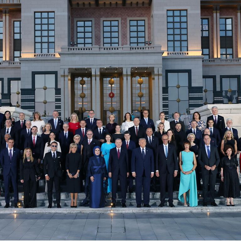 i leader al vertice Nato di Ankara
