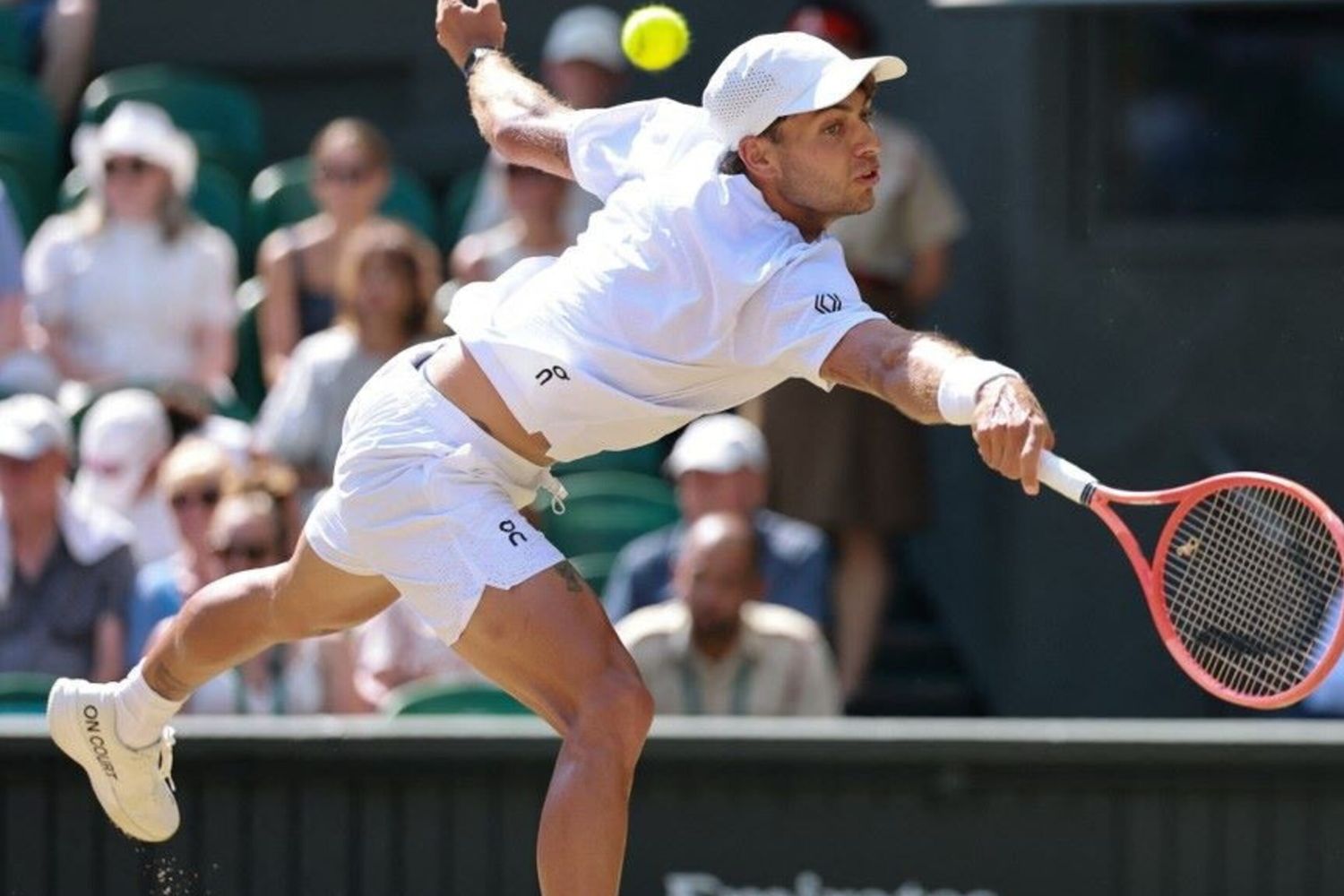 Cobolli sconfitto ai quarti di finale a Wimbledon da Arthur Fery