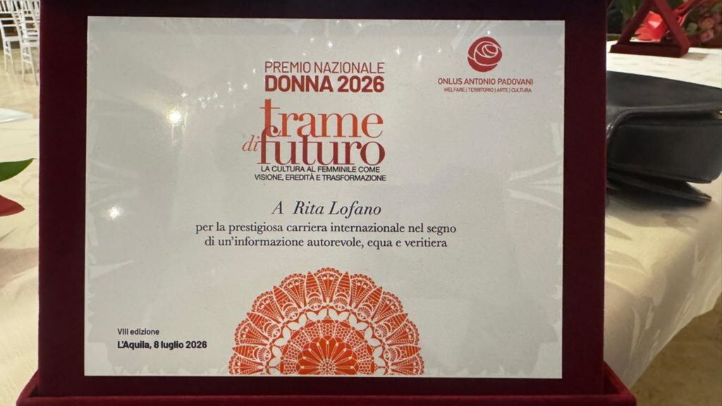 Il premio donna 2026 a Rita Lofano