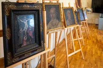 I dipinti recuperati in Romania