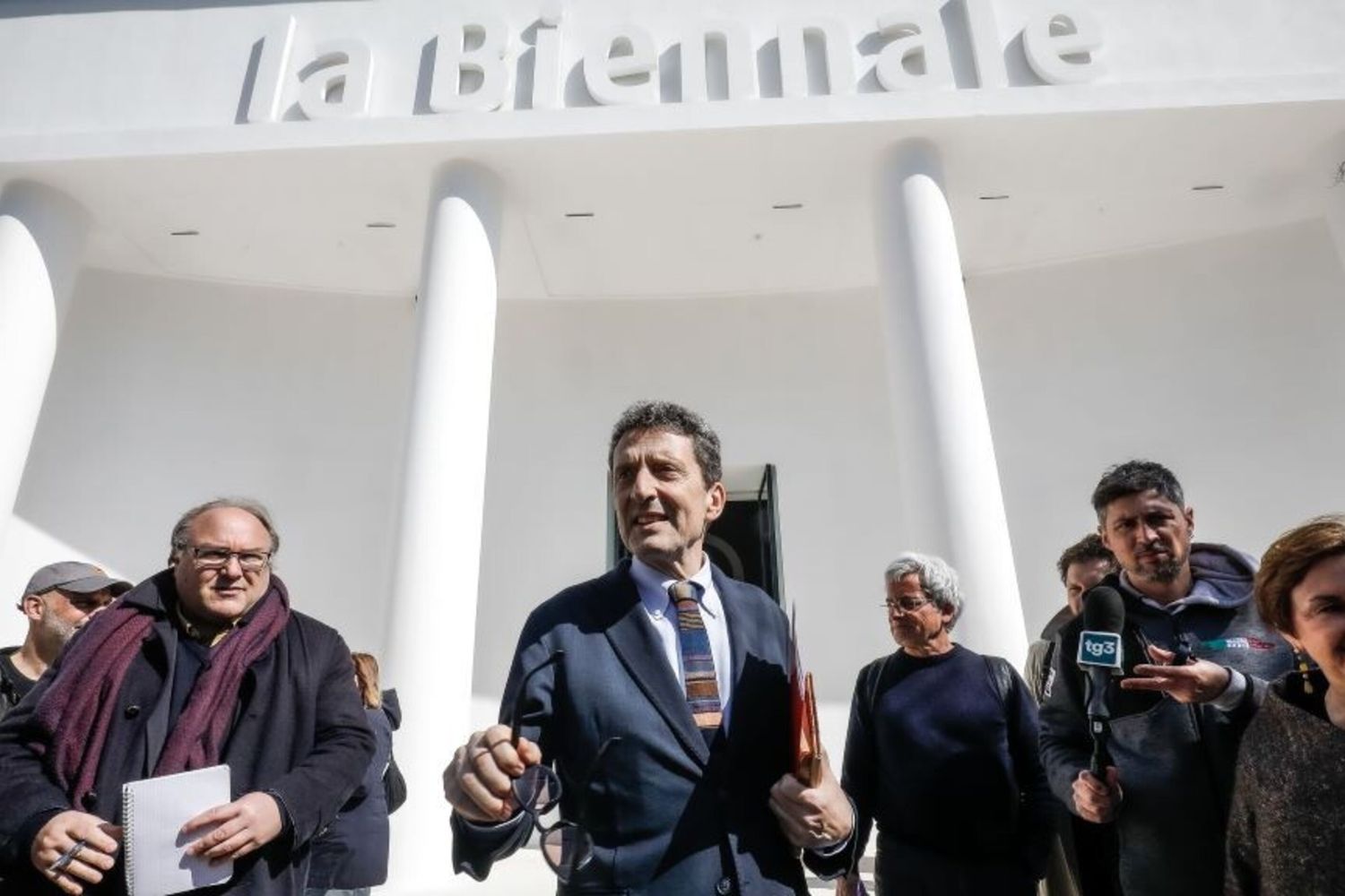Il presidente della Biennale Pietrangelo Buttafuoco