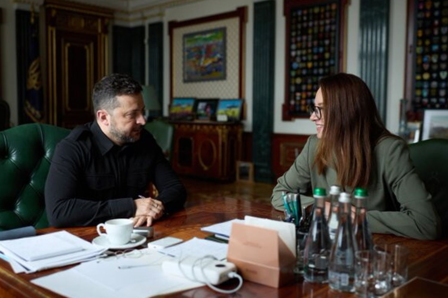 Zelensky e Yulia Svyrydenko