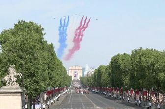 La parata del 14 Luglio a Parigi