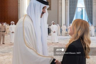Meloni a Doha per i funerali del padre dell'emiro del Qatar