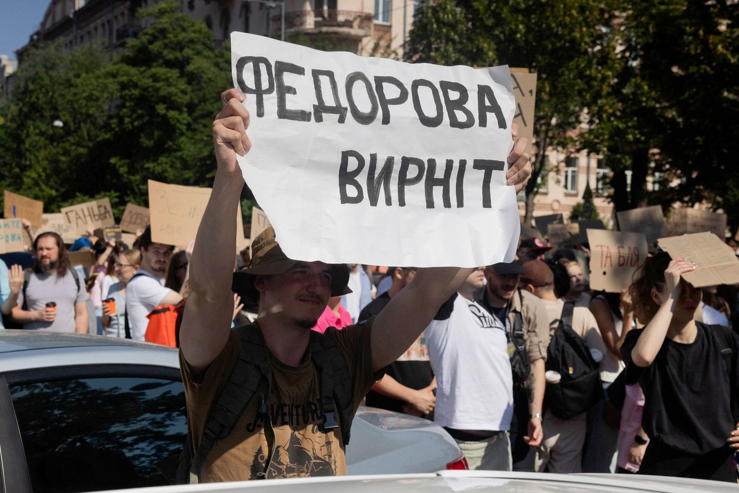 Proteste a Kiev per il licenziamento di Mykhaylo Fedorov