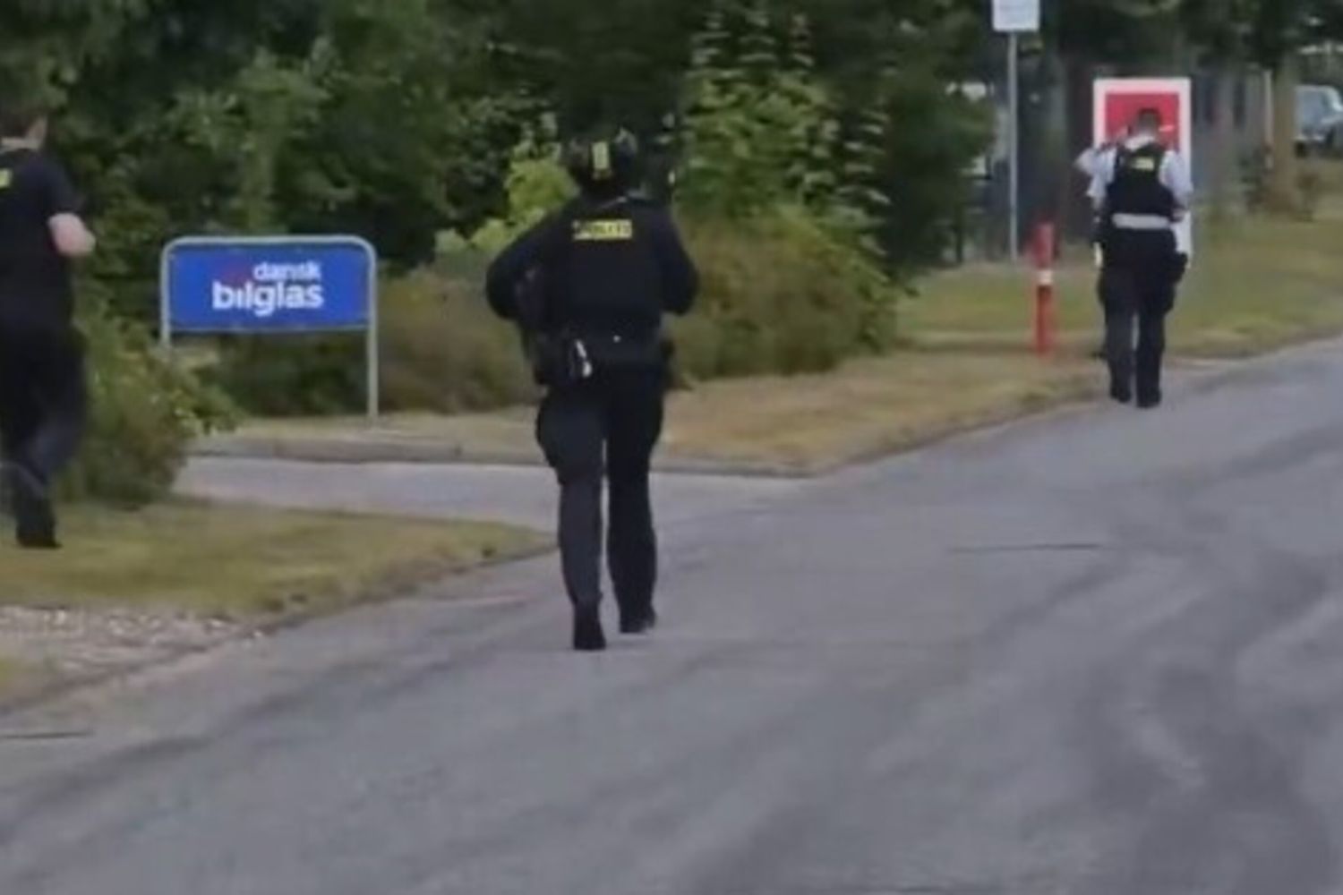 La polizia dello Jutland del Nord ad Aalborg