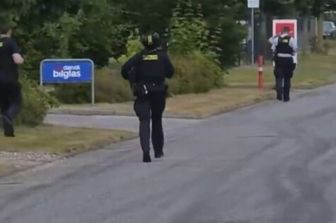 La polizia dello Jutland del Nord ad Aalborg