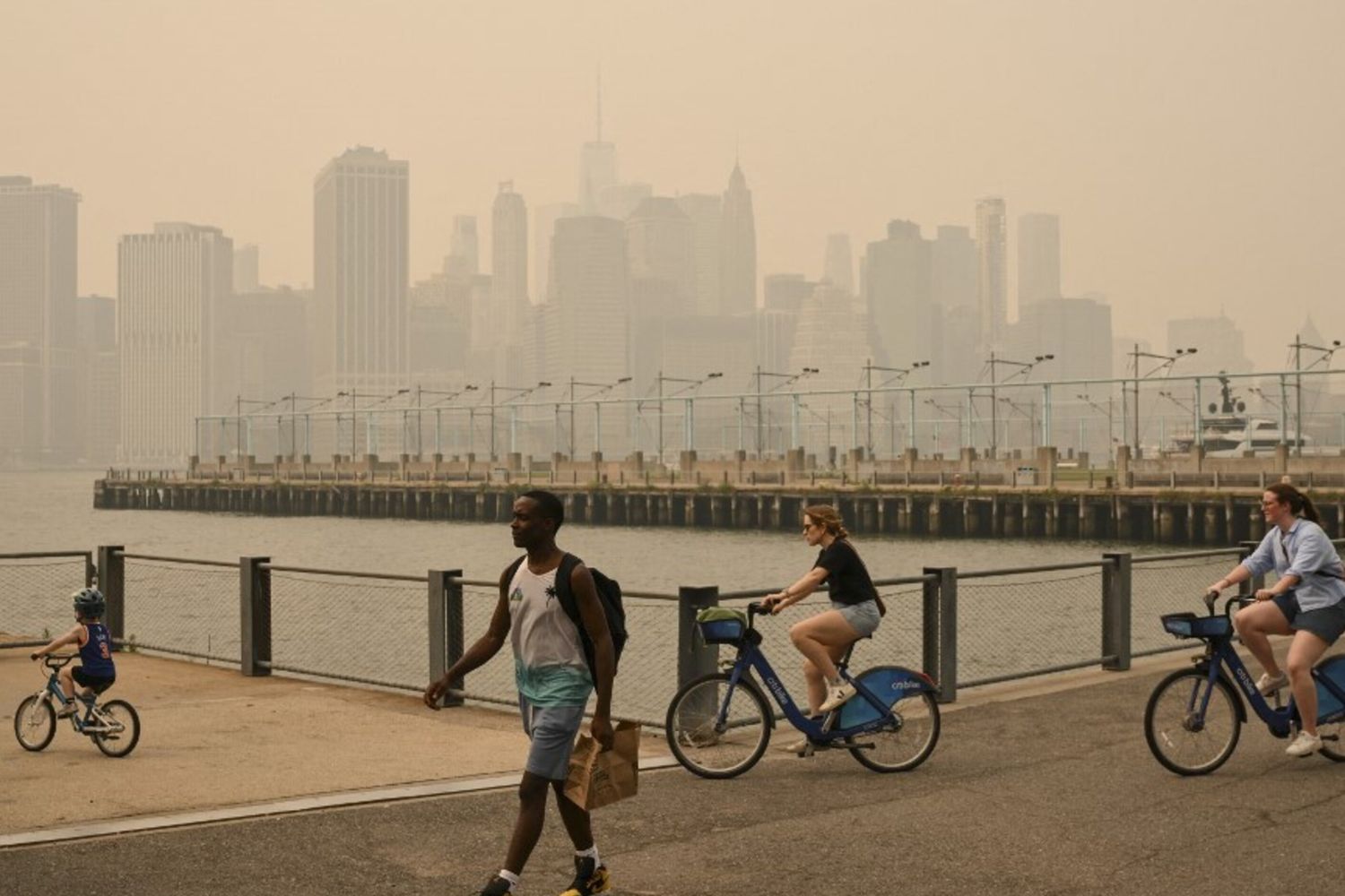 Nube fumo mondiali New York
