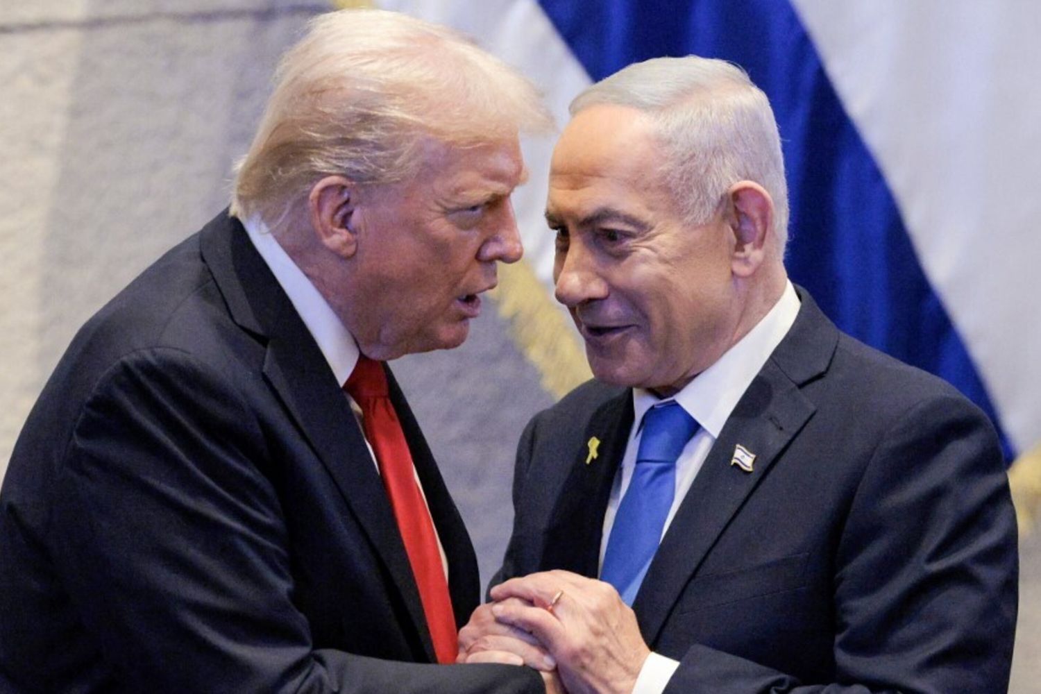 Il presidente degli Stati Uniti Donald Trump e il primo ministro israeliano Benjamin Netanyahu