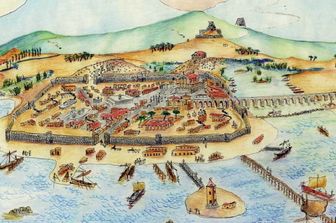 La cartina di Olbia in epoca romana