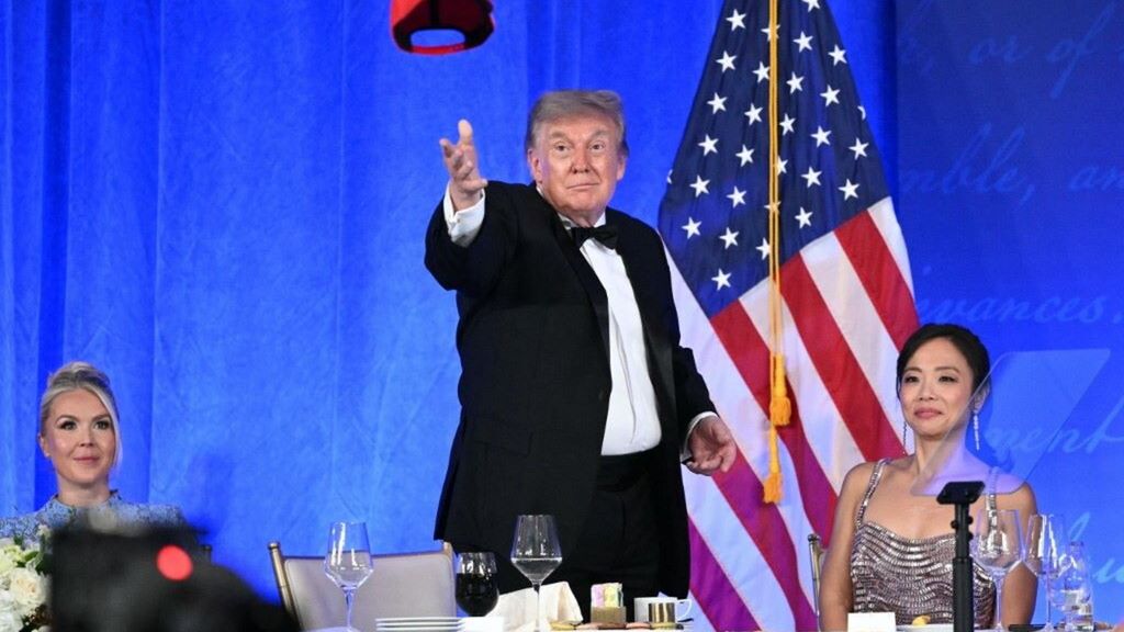 Trump alla cena di gala dei corrispondenti della Casa Bianca