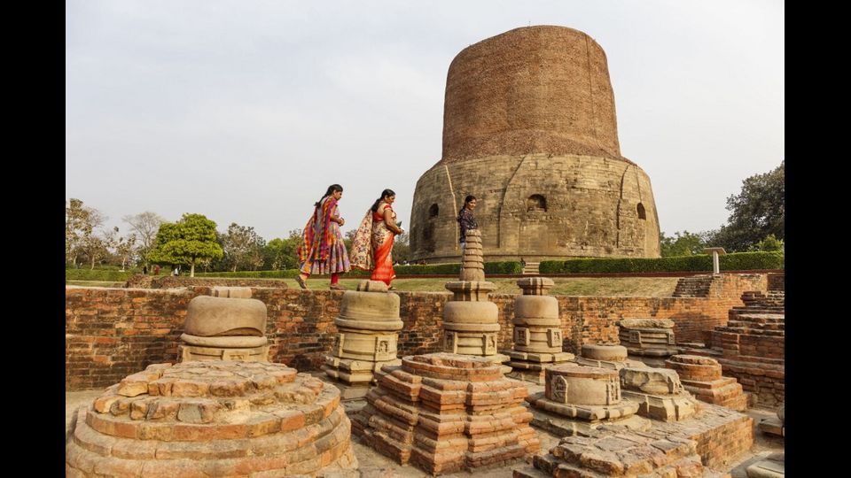 Il sito buddhista di Sarnath, in India