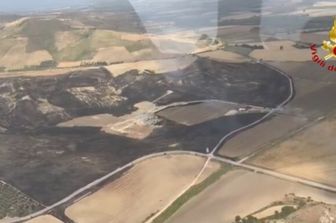 Incendio a Campomarino - nel Molise  - 26 luglio 2026