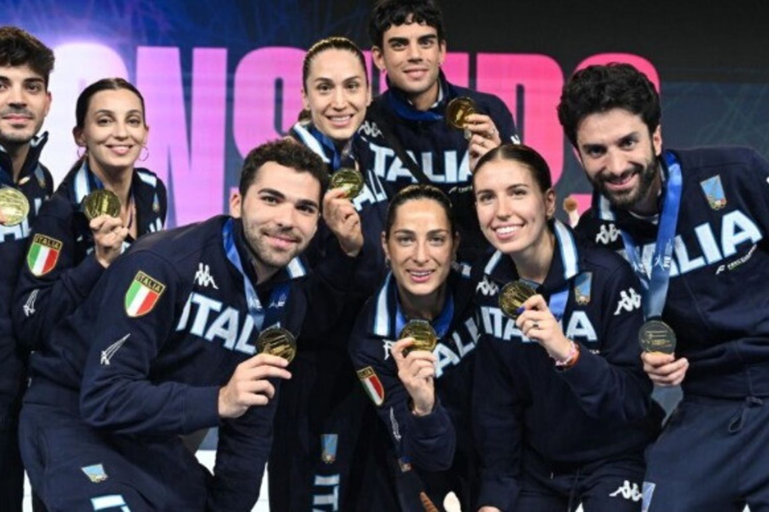 Scherma, oro dell'Italia nel fioretto maschile e nella spada femminile